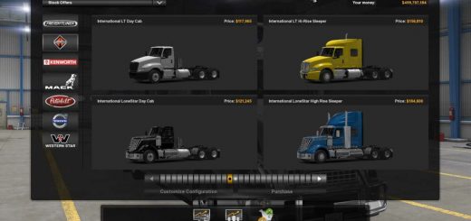 All SCS Trucks in the Mod Dealer SA7F8