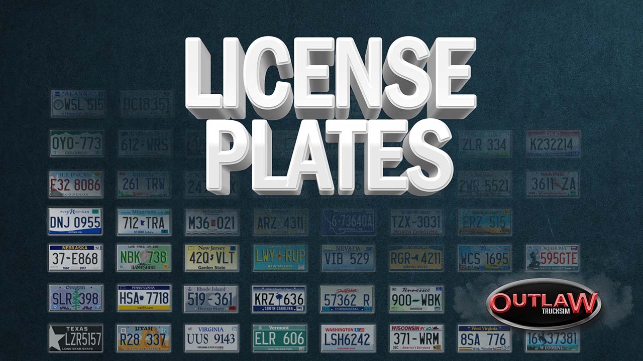 License Plates Accessory Pack v1.0 1.46 - atsmod.net