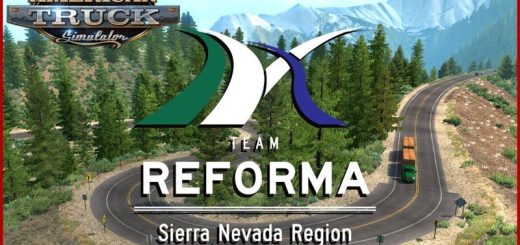 ats karte sierra nevada region von team reforma 1 36 x F263A