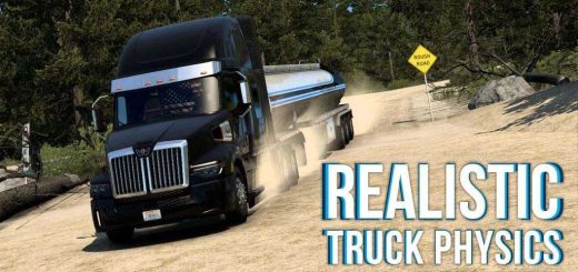 realistic truck physics mod for ats v9 V5XSS