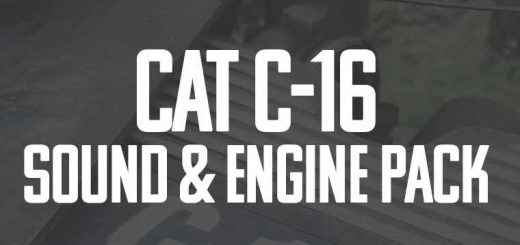 cat c 16 sound a engine pack v1 33D35