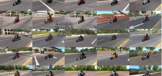 Motorcycle Traffic Pack ATS by Jazzycat v5 1R4EZ