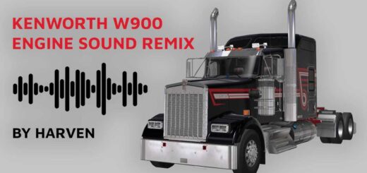 kenworth w900 engine sound remix v1 A57EF