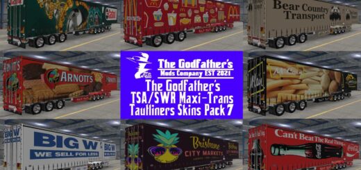 the godfather s tsa swr maxi trans tautliners skins pack v7 V52D6