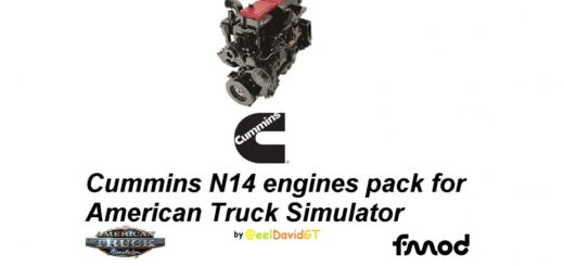 Cummins N14 engines pack for American Truck Simulator v1 EW3D.jpg