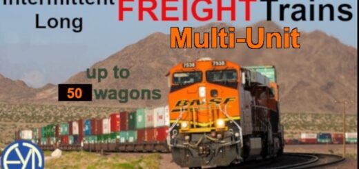 intermittent long mu freight trains up to 50 wagons 89VA