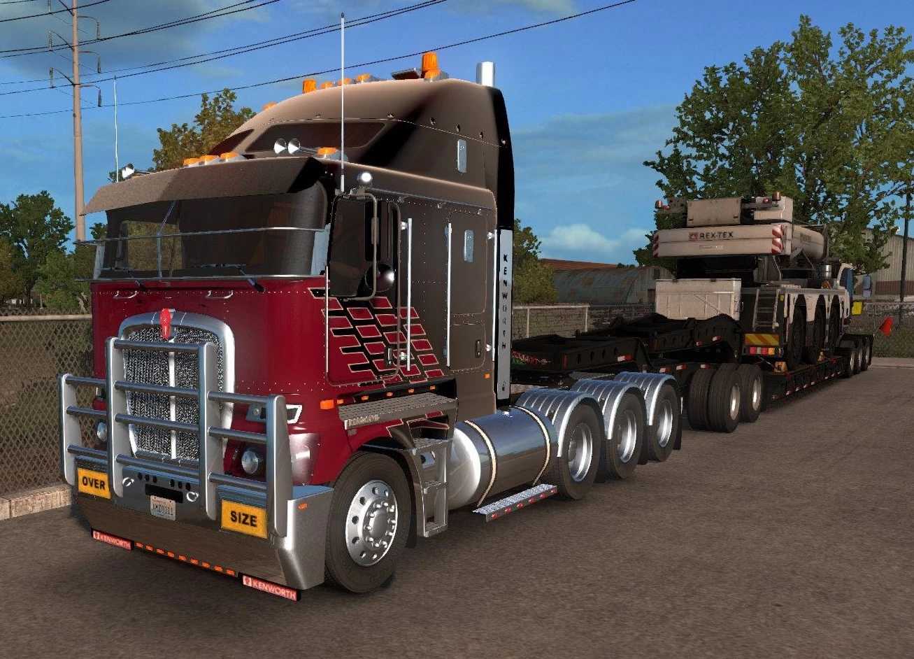 American truck simulator моды