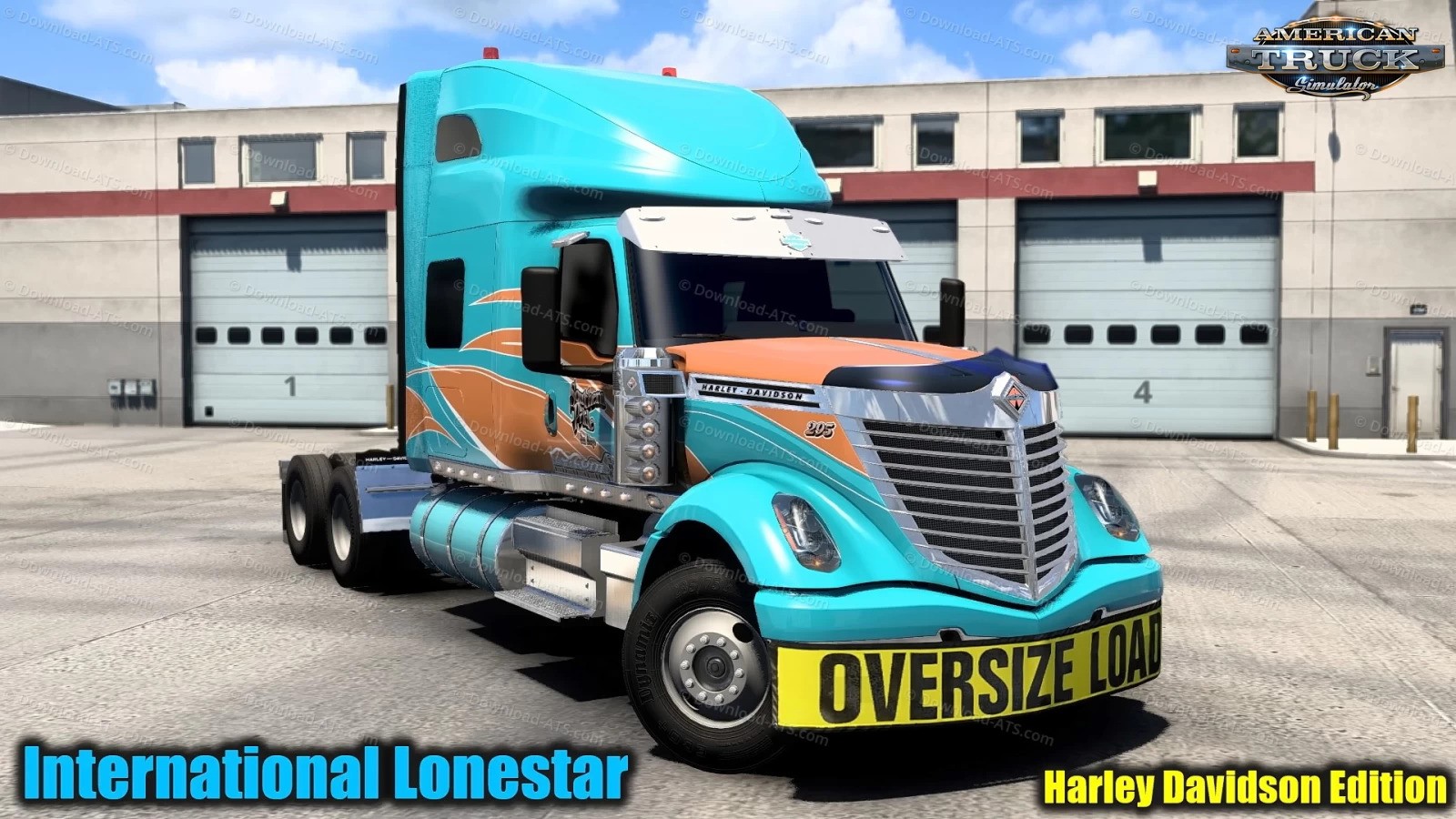 International Lonestar Harley Davidson V60 149x Ats Mods American Truck Simulator Mods