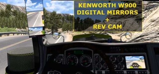 kenworth w900 digital mirrors 2B reverse camera v6 A7X5.jpg