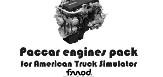 Paccar engines pack for ATS v 1.1 ATS 1.44 1.50