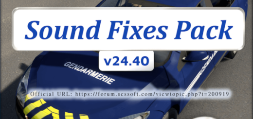 Sound Fixes Pack v24.40 for 1.51 open beta only 1 601x655