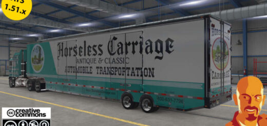 KENWORTH K100 HORSELESS CARRIAGE TRAILER ATS 1.51.X EXCLUSIVE MOD 2