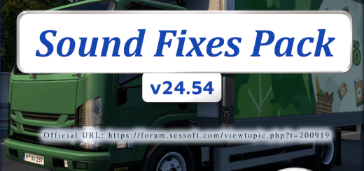 Sound Fixes Pack v24.54 for 1.53 open beta only 1