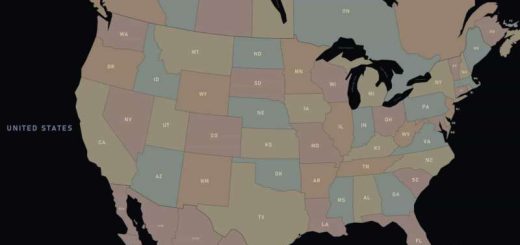 America Background Map Colored v3.0 1 4