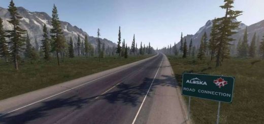 Road Connection Between Promods Canada and Alaska North To The Future v0.3 2