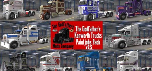 The Godfathers Kenworth Trucks Pack v2.5