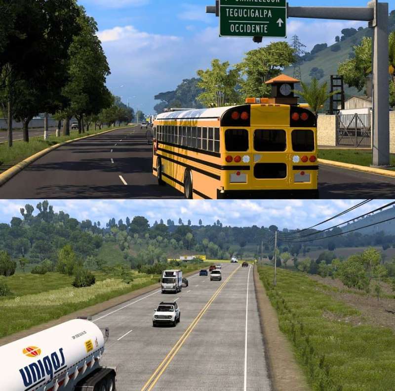 HONDURAS MAP 6.9.1 FOR ATS STANDALONE MAP 15 SCALE 1 3