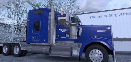Ol Blue skin for Kenworth W900 v1 2