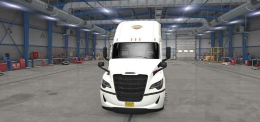 Cascadia RR Cab KLLM Skin White v1 6