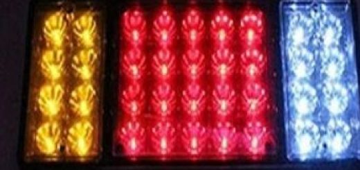 Led Flares TSA C.A.M .1.53 Lights for The Godfathers Freighter T Liner Trailer Mod 1.53