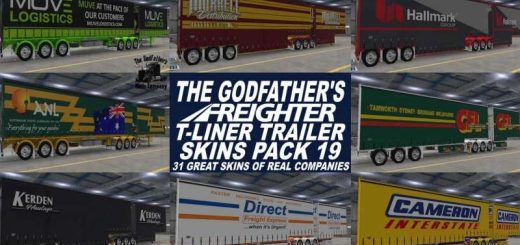 The Godfathers Freight T Liner Trailer Skins Pack 19 1.53