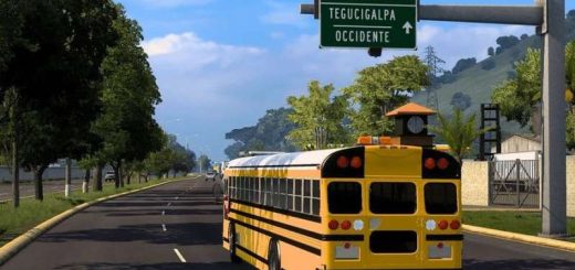 Mapa Occidente de Honduras for ATS 1 2