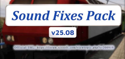 Sound Fixes Pack v25.08 for 1.54 open beta only 1 1
