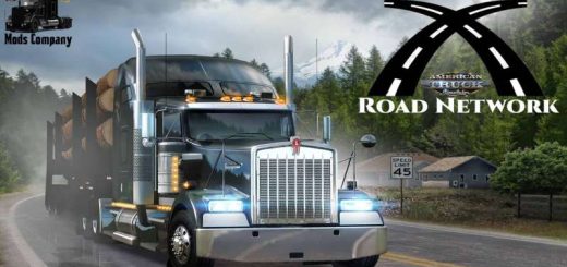 The Godfathers ATS Road Network v1.0