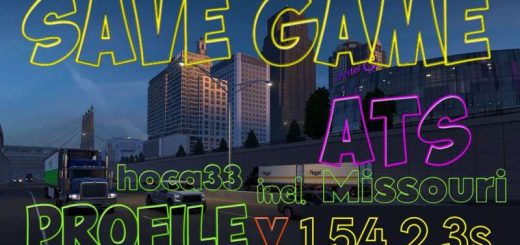 ATS – Save Game Profile 1.54.2.3s