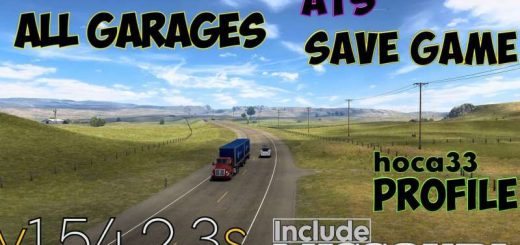 ATS – Save Profile All Map DLCs Required v1.54.2.3s
