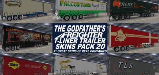 The Godfathers Freighter T Liner Trailer Skins Pack 20 v1.0