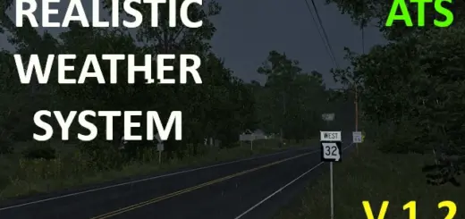 Realistic Weather System V1.2 ATS 1.55