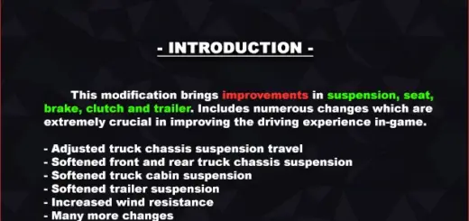 Revamped Dynamic Suspension V2.2.7.3