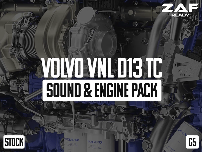 Volvo VNL D13TC Sound Volvo VNL D13TC Sound & Engine Pack G5 v1.0.2 1.54