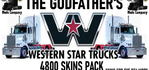 The Godfather's Western Star 4800 Skins Pack v1.0