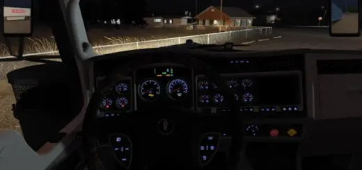 Kenworth w900 blue interior v1.0