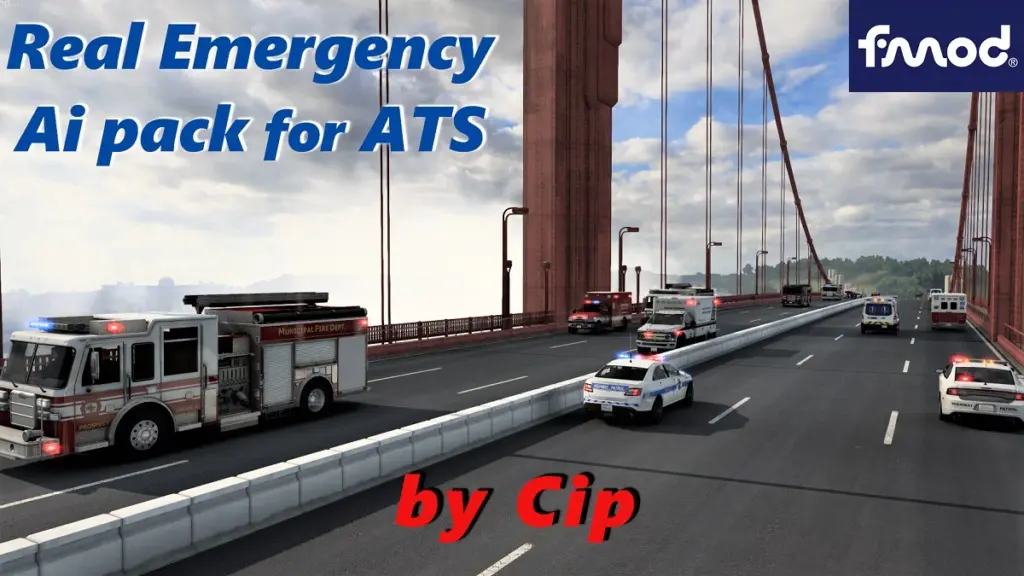 Real Emergency Ai Pack base edition ATS 1.55 Real Emergency Ai Pack base edition ATS 1.55