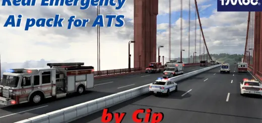 Real Emergency Ai Pack base edition ATS 1.55