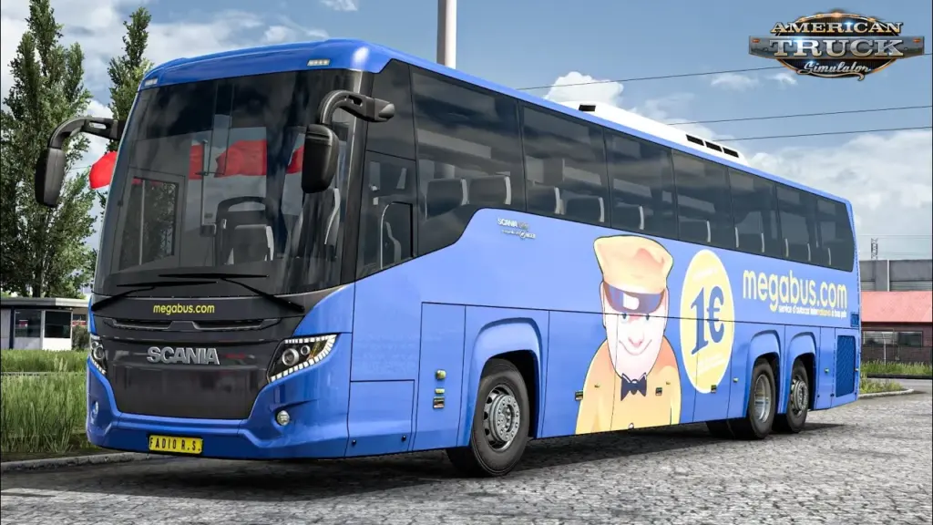 Scania Touring HD Bus + Interior v2.73
