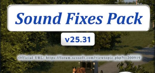 Sound Fixes Pack v25.31