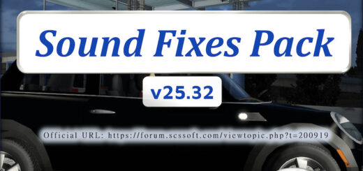 Sound Fixes Pack v25.32