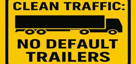 Clean Traffic No Default SCS Trailers V1.4 1.55
