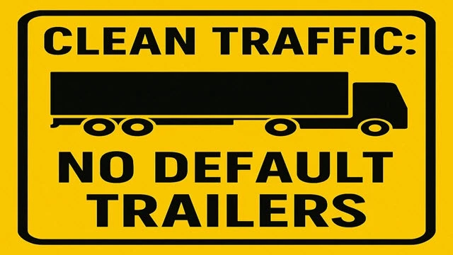 Clean Traffic No Default SCS Trailers V1.4 1.55