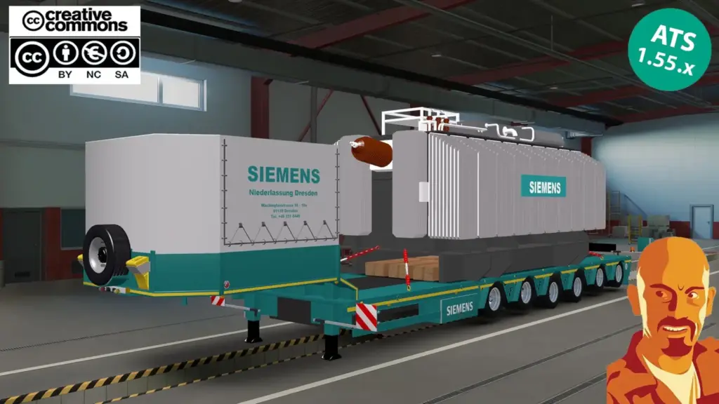 DOLL SIEMENS SSPECIAL TRANSPORT TRAILER v2.0