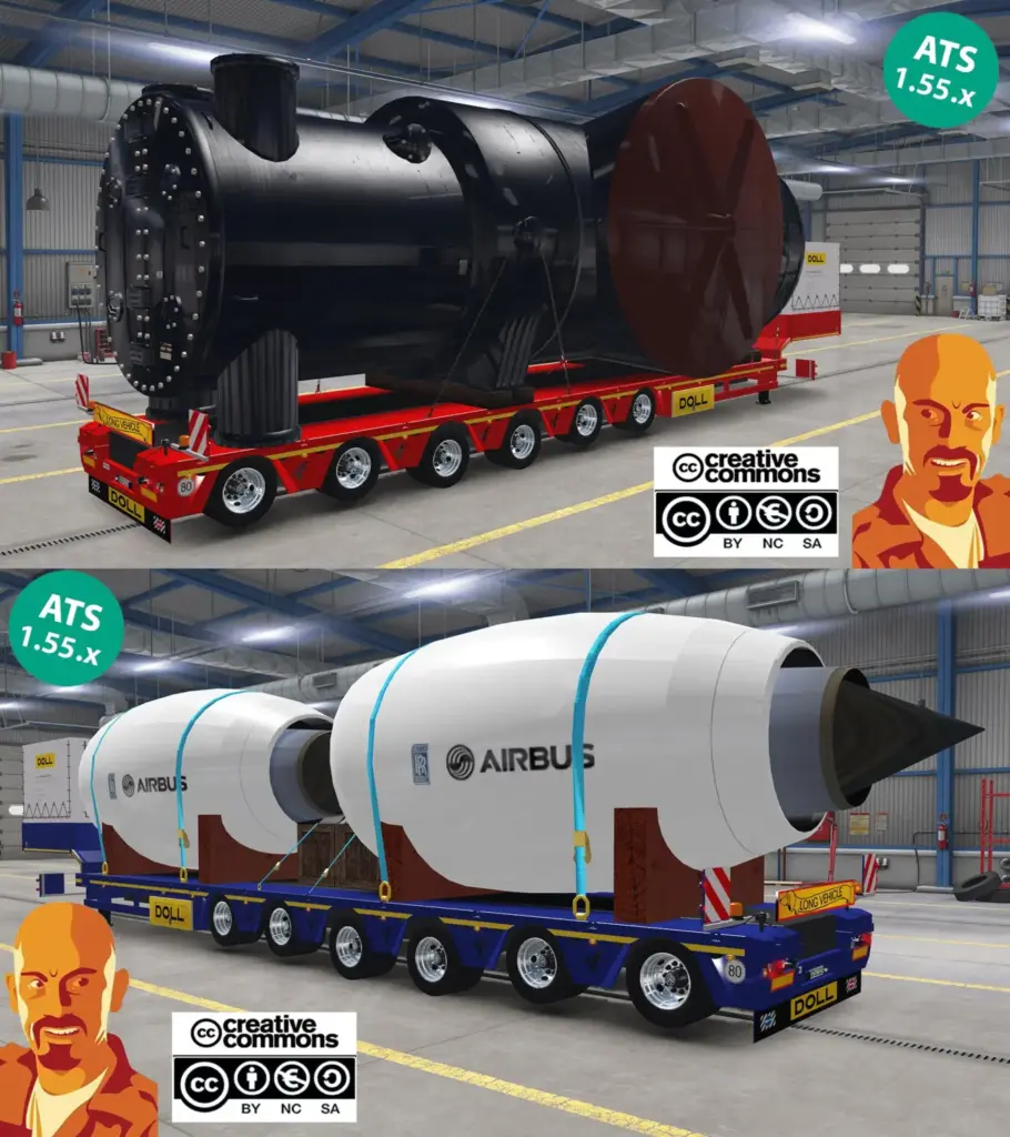 DOLL SIEMENS SSPECIAL TRANSPORT TRAILER v2.03