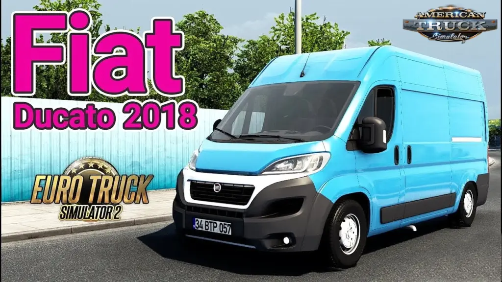 Fiat Ducato 2018 + Interior v1.0