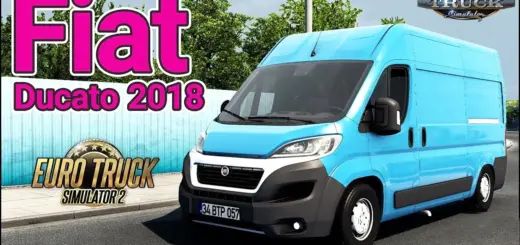 Fiat Ducato 2018 + Interior v1.0
