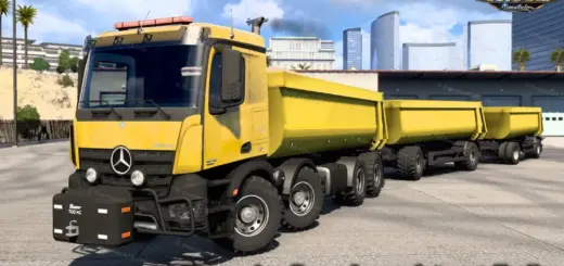 Mercedes Benz Arocs Agrar + Kipper Trailer v4.0