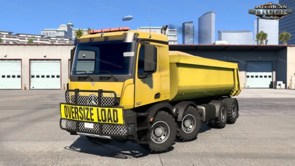 Mercedes Benz Arocs Agrar + Kipper Trailer v4.04