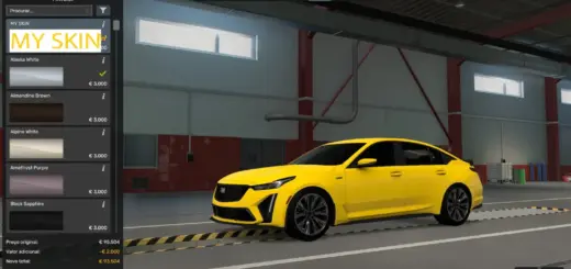 SKIN EDIT CADILLAC CT5 V BLACK WING 2022 ATS 16 08 2025 1.0 1.55